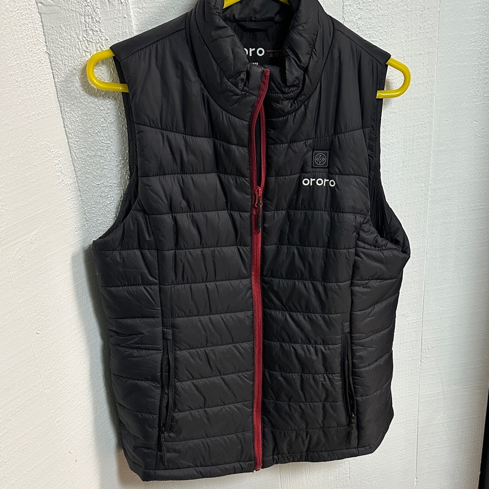 Ororo Black Quilted Heated Vest